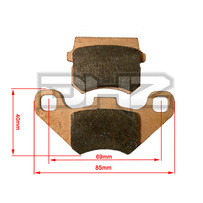 DHZ Brake Pads, Suit Front Brakes on DPRO140