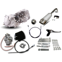 Honda Postie CT110 GPX 125 Engine Conversion Kit, with OKO 26mm Flat Slide Race Carburettor