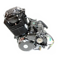 Shineray 250cc Electric Start Air Cooled Manal Clutch Engine (Black)