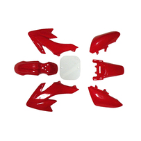 CRF50 7 Pieces Red Colored Plastic Kit