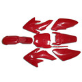CRF70 7 Pieces Red Colored Plastic Kit