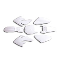 CRF70 7 Pieces White Colored Plastic Kit
