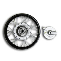 10" Rear Drum Brake Wheel, Drum Brake Kit, Fit PitsterPro XJR SS