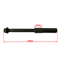 HD High Tensile 15mm Axle, 215mm Front Axle, 31mm Spacer