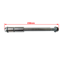 HD High Tensile 15mm Axle, 238mm Long, with 2 spacers