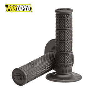 Pro Taper 1/3 Waffle MX Grips, Super Soft Compound (Grey)