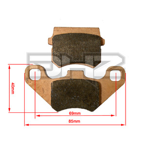 DHZ Brake Pads, Suit Front Brakes on DPRO140