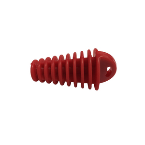 Exhaust Muffler Plug (Red), Soft Rubber