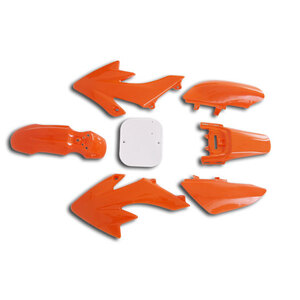 CRF50 7 Pieces Orange Colored Plastic Kit