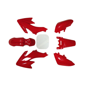 CRF50 7 Pieces Red Colored Plastic Kit