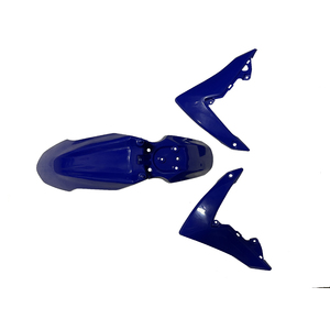 CRF110 Front Mudguard + 2 Side Fenders Plastic Kit (BLUE)