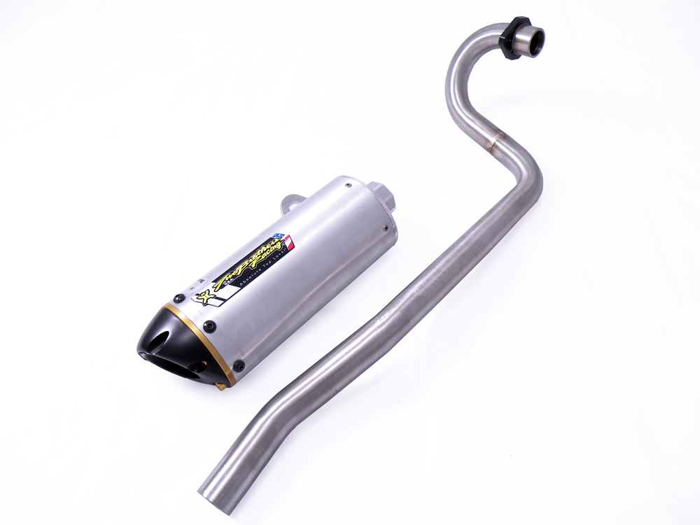Honda CRF/XR50 Complete M-6 Stainless Steel/Aluminium Exhaust System